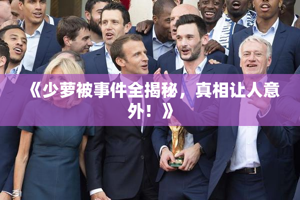《少萝被事件全揭秘，真相让人意外！》