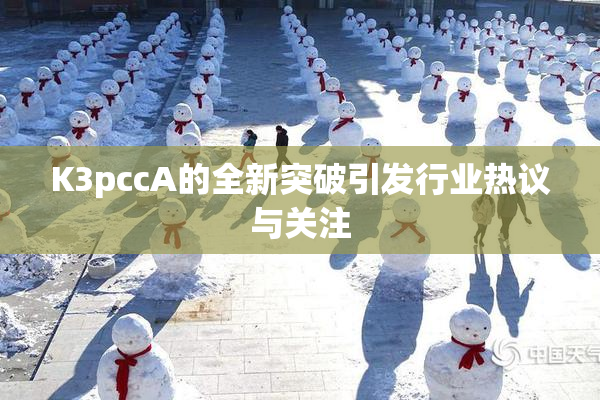 K3pccA的全新突破引发行业热议与关注