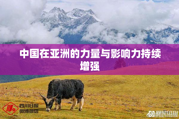 中国在亚洲的力量与影响力持续增强