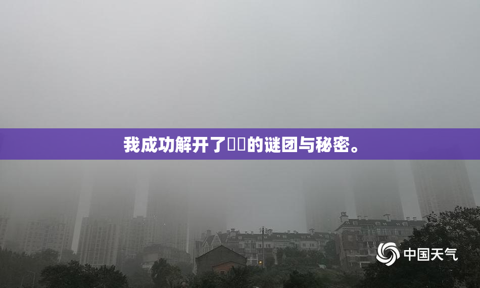 我成功解开了妺妺的谜团与秘密。
