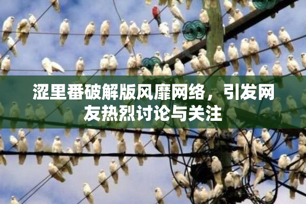 涩里番破解版风靡网络，引发网友热烈讨论与关注