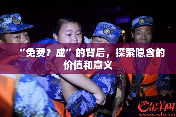 “免费？成”的背后，探索隐含的价值和意义