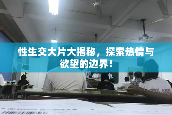 性生交大片大揭秘，探索热情与欲望的边界！