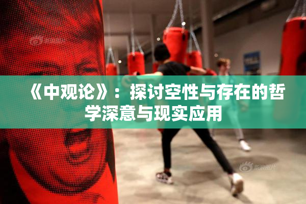 《中观论》：探讨空性与存在的哲学深意与现实应用