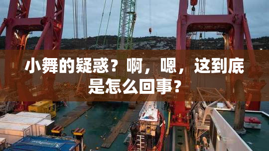 小舞的疑惑？啊，嗯，这到底是怎么回事？