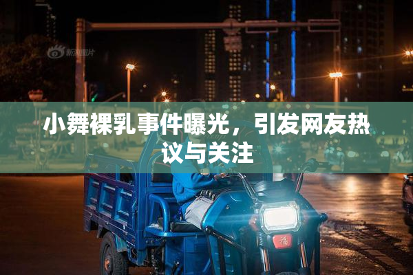小舞裸乳事件曝光，引发网友热议与关注