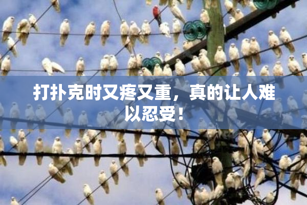 打扑克时又疼又重，真的让人难以忍受！