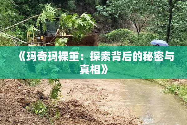 《玛奇玛裸重：探索背后的秘密与真相》