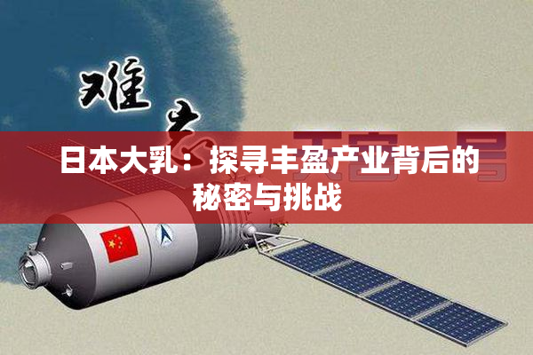 日本大乳：探寻丰盈产业背后的秘密与挑战