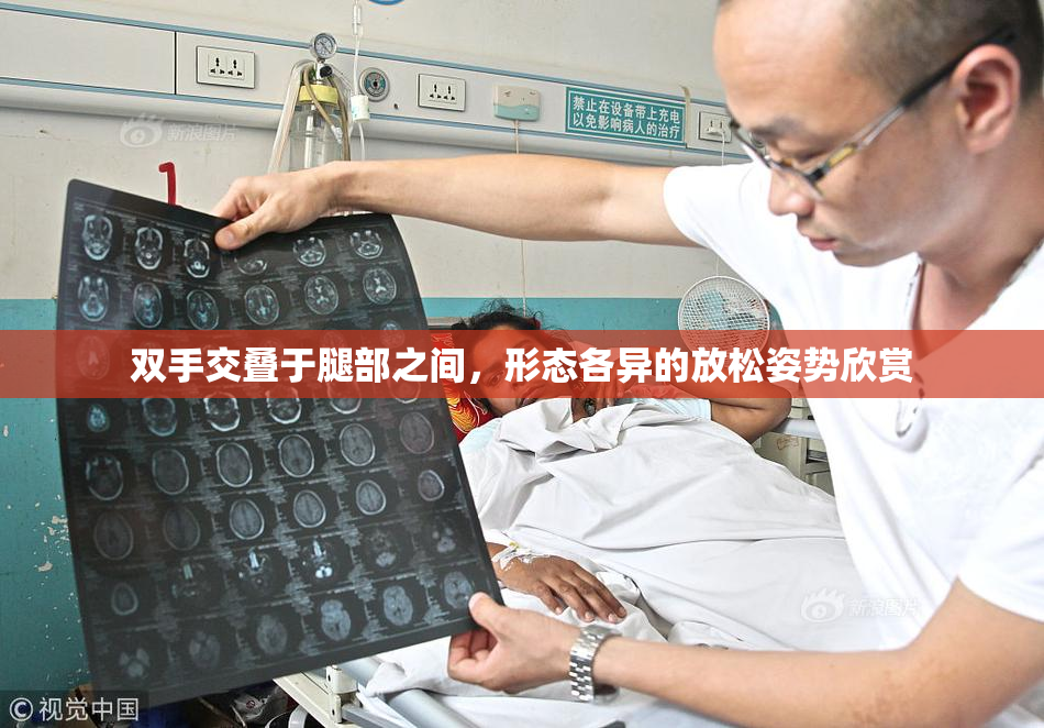 双手交叠于腿部之间，形态各异的放松姿势欣赏