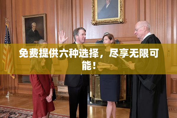 免费提供六种选择，尽享无限可能！