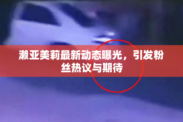 濑亚美莉最新动态曝光，引发粉丝热议与期待
