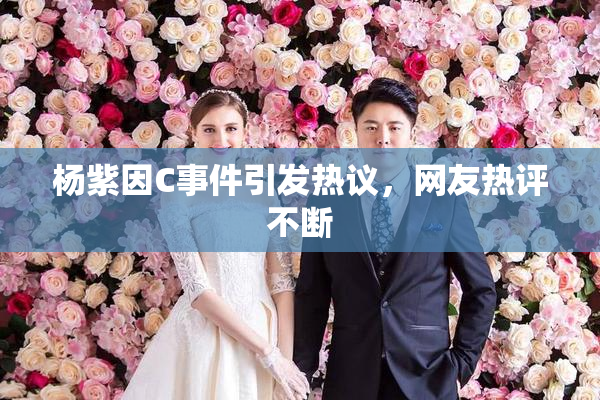 杨紫因C事件引发热议，网友热评不断