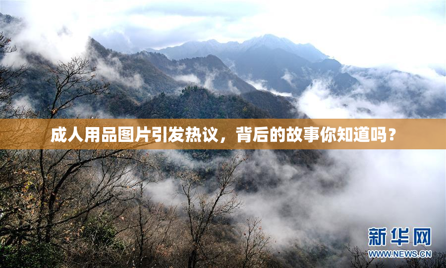 成人用品图片引发热议，背后的故事你知道吗？