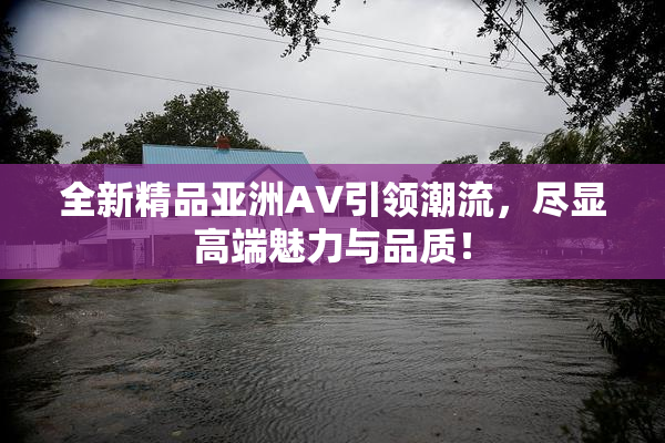 全新精品亚洲AV引领潮流，尽显高端魅力与品质！