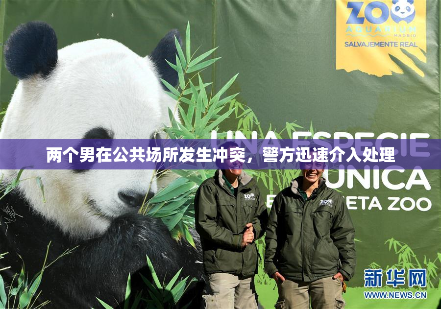 两个男在公共场所发生冲突，警方迅速介入处理