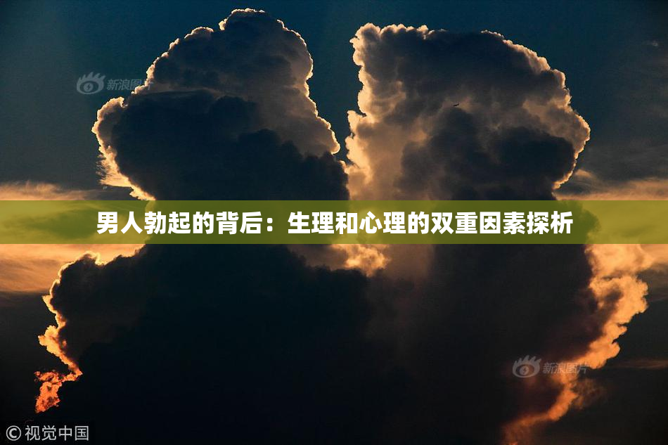 男人勃起的背后：生理和心理的双重因素探析