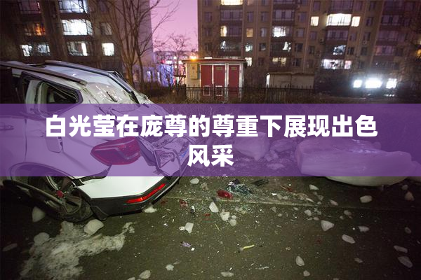 白光莹在庞尊的尊重下展现出色风采