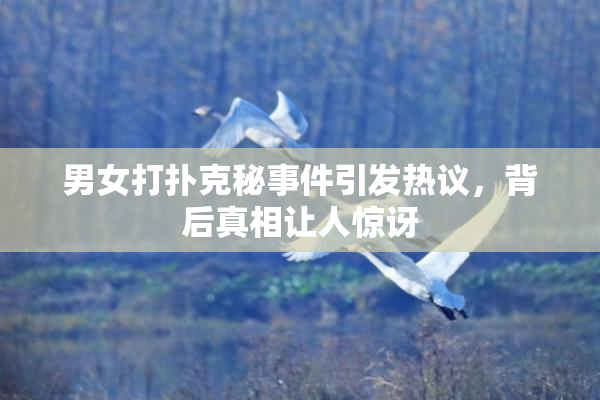 男女打扑克秘事件引发热议，背后真相让人惊讶