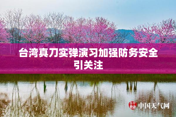 台湾真刀实弹演习加强防务安全引关注