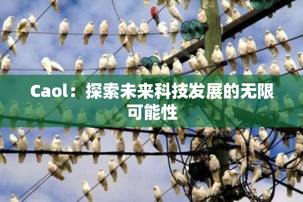Caol：探索未来科技发展的无限可能性