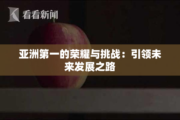 亚洲第一的荣耀与挑战：引领未来发展之路