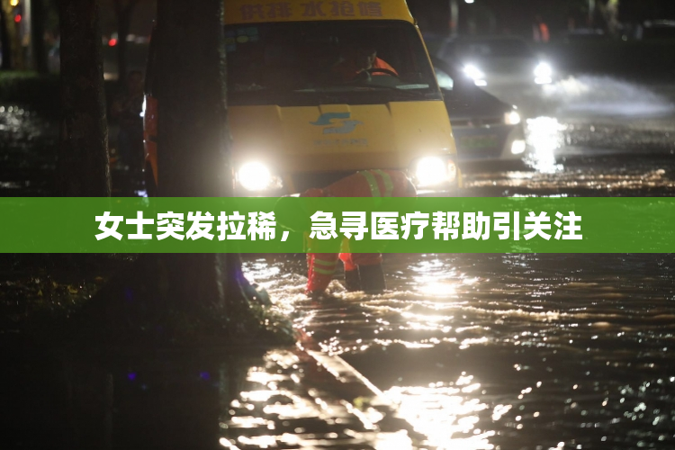 女士突发拉稀，急寻医疗帮助引关注