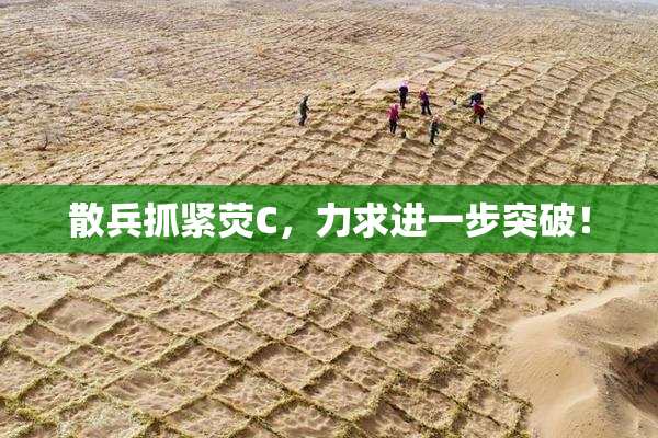 散兵抓紧荧C，力求进一步突破！