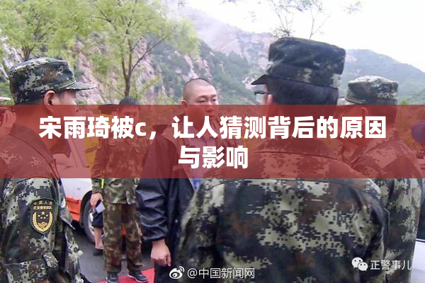 宋雨琦被c，让人猜测背后的原因与影响