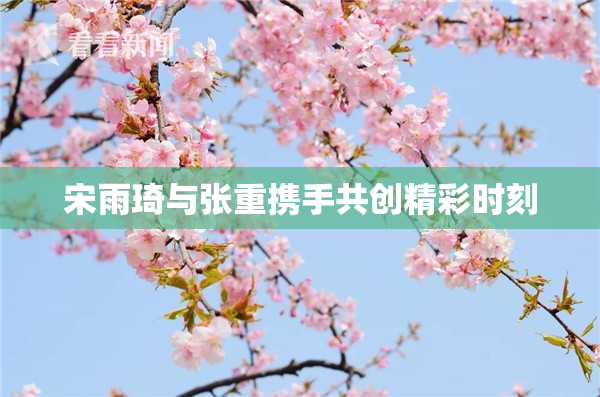 宋雨琦与张重携手共创精彩时刻