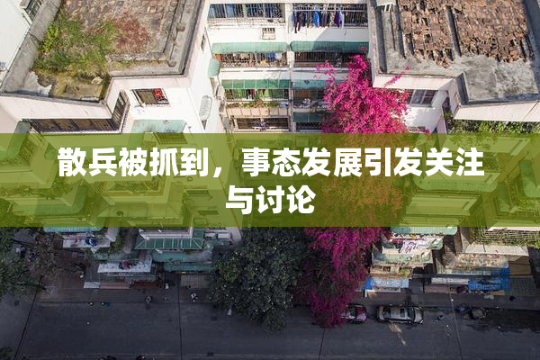 散兵被抓到，事态发展引发关注与讨论