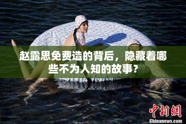 赵露思免费造的背后，隐藏着哪些不为人知的故事？