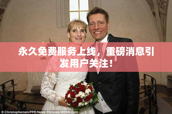 永久免费服务上线，重磅消息引发用户关注！