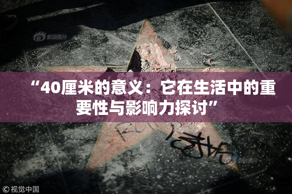 “40厘米的意义：它在生活中的重要性与影响力探讨”
