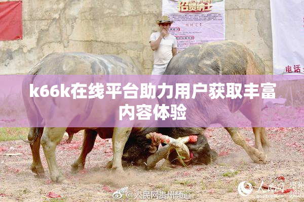 k66k在线平台助力用户获取丰富内容体验