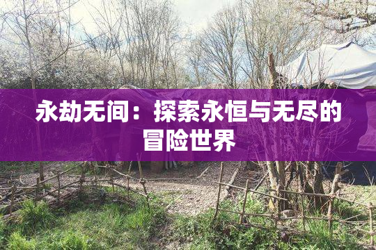 永劫无间：探索永恒与无尽的冒险世界