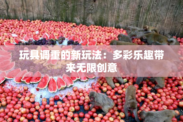 玩具调重的新玩法：多彩乐趣带来无限创意