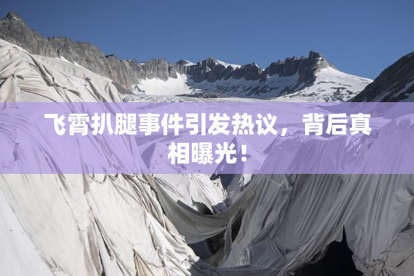 飞霄扒腿事件引发热议，背后真相曝光！