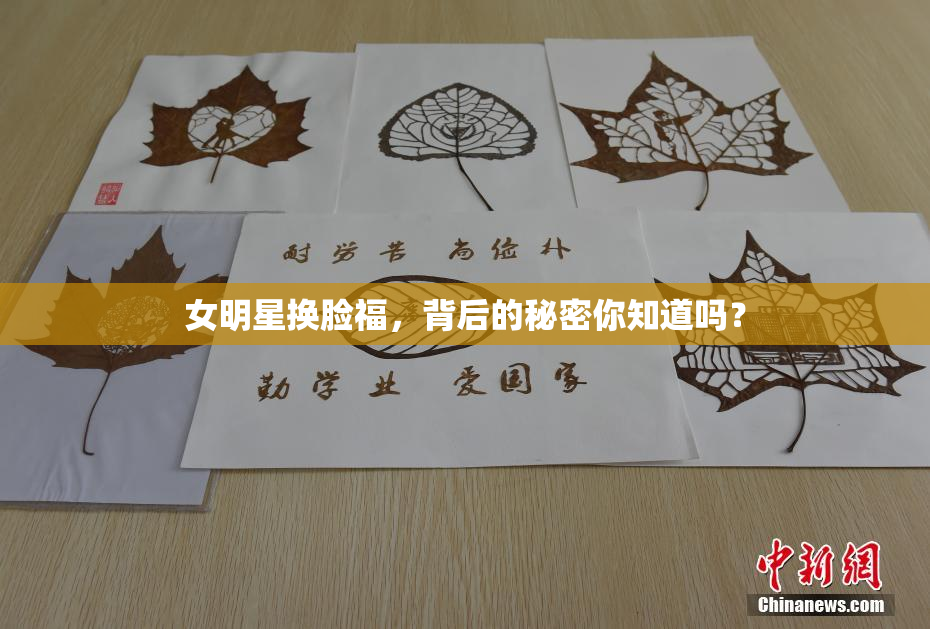 女明星换脸福，背后的秘密你知道吗？