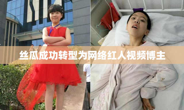 丝瓜成功转型为网络红人视频博主