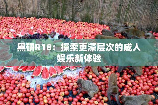 黑研R18：探索更深层次的成人娱乐新体验