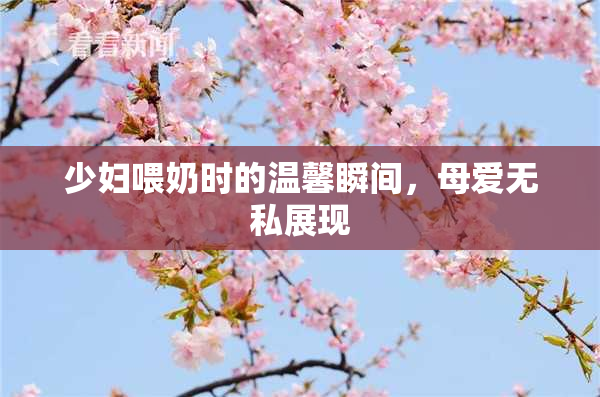 少妇喂奶时的温馨瞬间，母爱无私展现