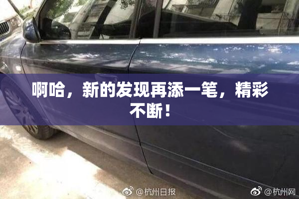 啊哈，新的发现再添一笔，精彩不断！