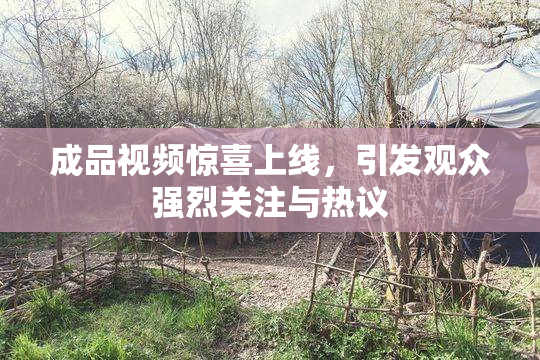 成品视频惊喜上线，引发观众强烈关注与热议