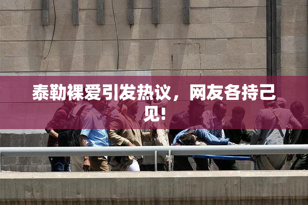 泰勒裸爱引发热议，网友各持己见!