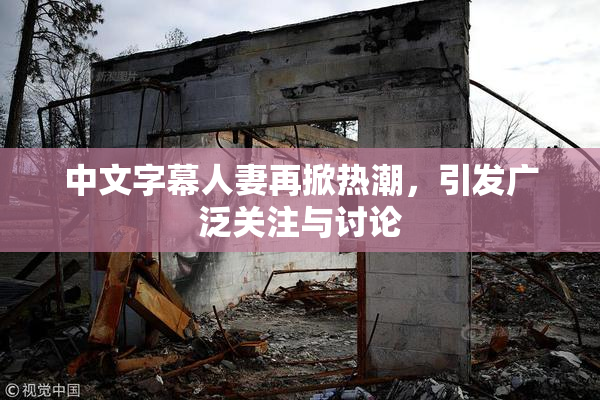 中文字幕人妻再掀热潮，引发广泛关注与讨论