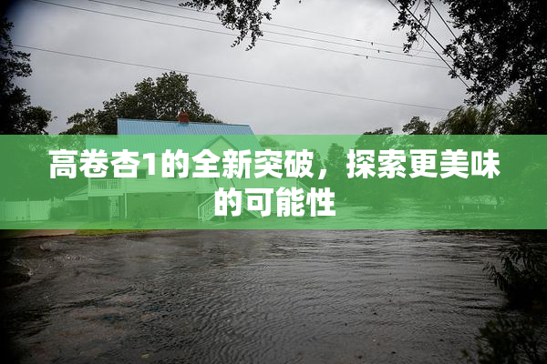 高卷杏1的全新突破，探索更美味的可能性