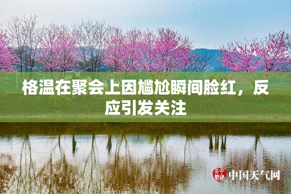 格温在聚会上因尴尬瞬间脸红，反应引发关注