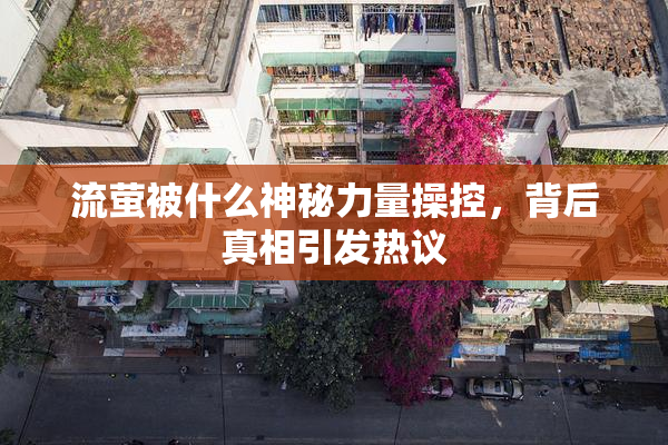 流萤被什么神秘力量操控，背后真相引发热议