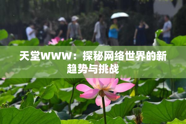 天堂WWW：探秘网络世界的新趋势与挑战